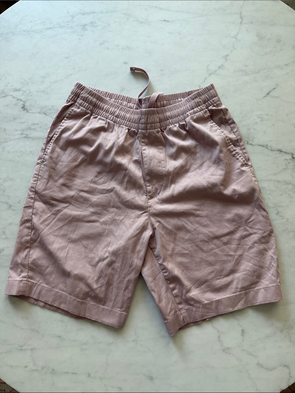 Unisex Uniqlo Drawstring Casual Shorts - Dusty Rose
